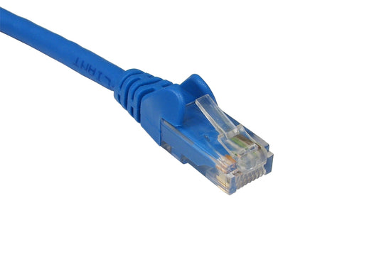 0.25 Metre NETWORK CABLE 5E PATCH LEAD - MOULDED - BLUE