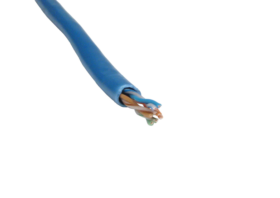 305 Metres BOX CAT 5E NETWORK LEAD UTP PVC STRANDED CORE CABLE - BLUE ...