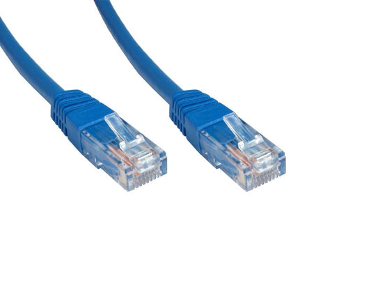 0.25M CAT 6 ETHERNET NETWORK LEAD UTP PVC INJ MOULDED CABLE BLUE