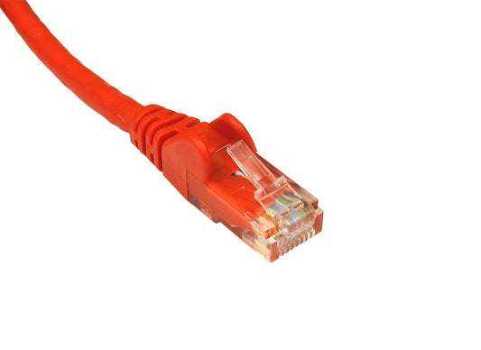 0.5 Metres NETWORK 6 ETHERNET CABLE LSOH PATCH LEAD - MOULDED - RED