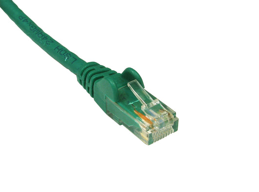 1 Metre NETWORK 6 ETHERNET CABLE LSOH PATCH LEAD - MOULDED - GREEN