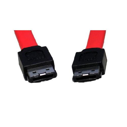1.5 Metres ESATA PLUG - ESATA PLUG RED CABLE