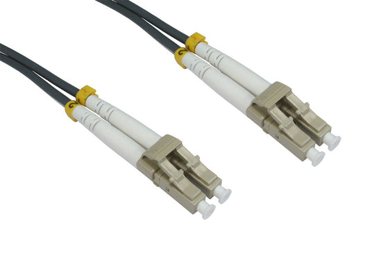1 Metre LC-LC 62.5/125 MMD OM1 Fibre Optic Patch LEAD Cable - GREY