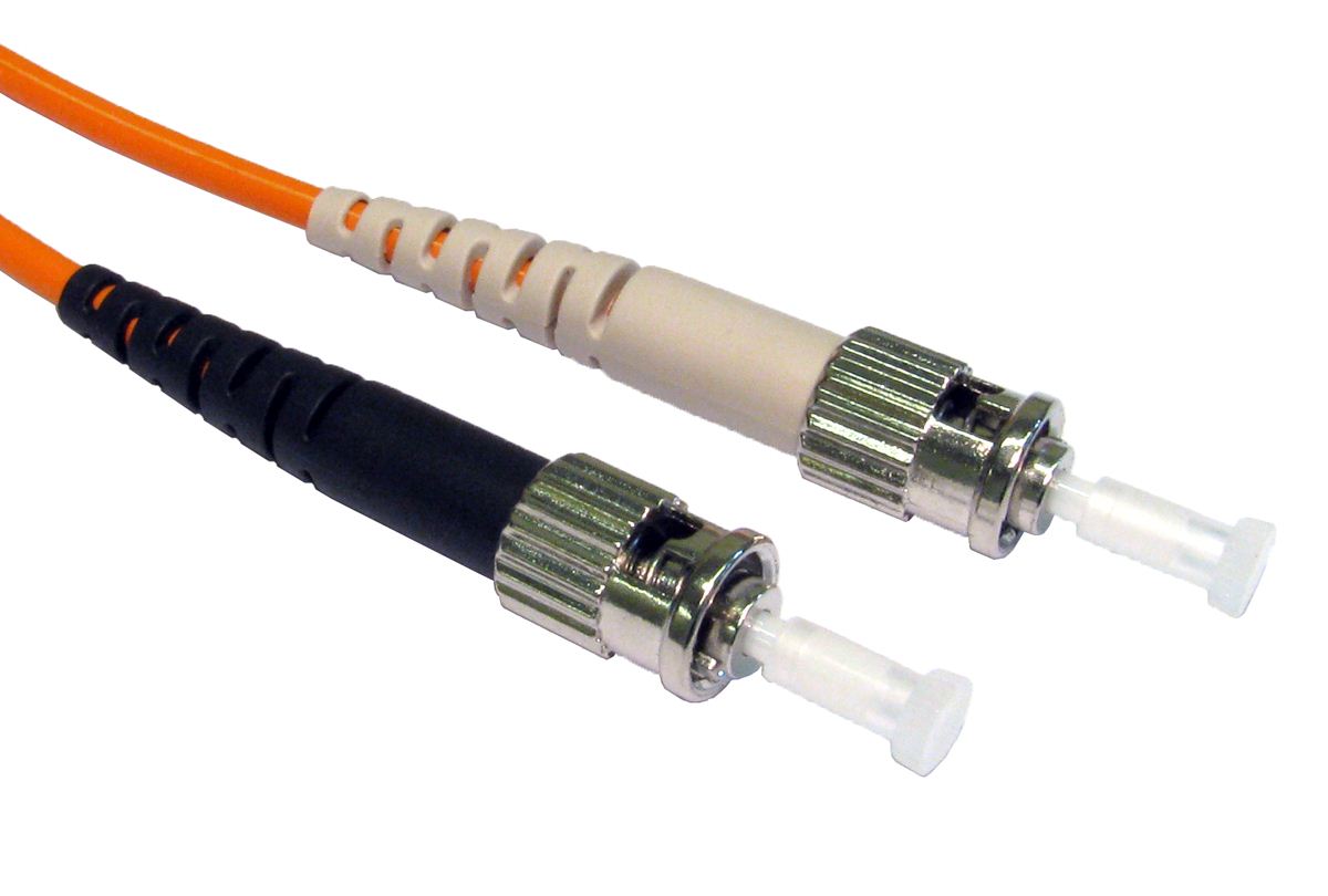 10 Metres ST-ST 50/125 MMD OM2 Fibre Optic Patch LEAD Cable - ORANGE