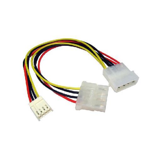 15CM 4 PIN MOLEX M-4 PIN MOLEX F+FLOPPY DRIVE POWER