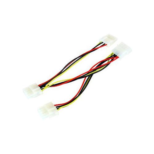15CM 4 PIN MOLEX M- 3X4 PIN MOLEX F POWER SPLITTER