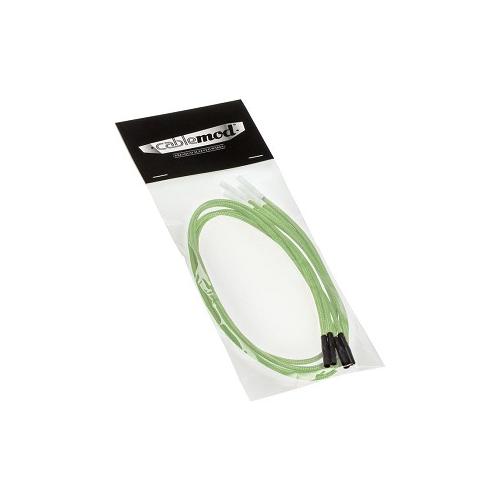 CableMod ModFlex Sleeved Cable Light Green 20cm - 4 Pack