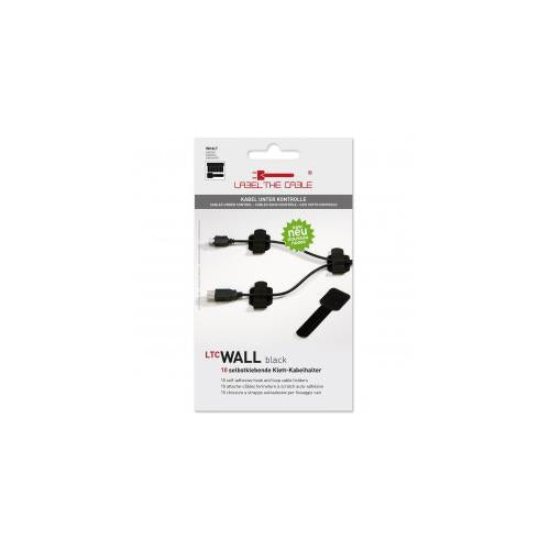LTC Wall Cable Management Clips Self-Adhesive (Black) – Rapidwarehouse