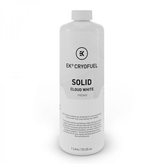 EK Water Blocks EK-CryoFuel Solid Cloud White 1 Litre Premix