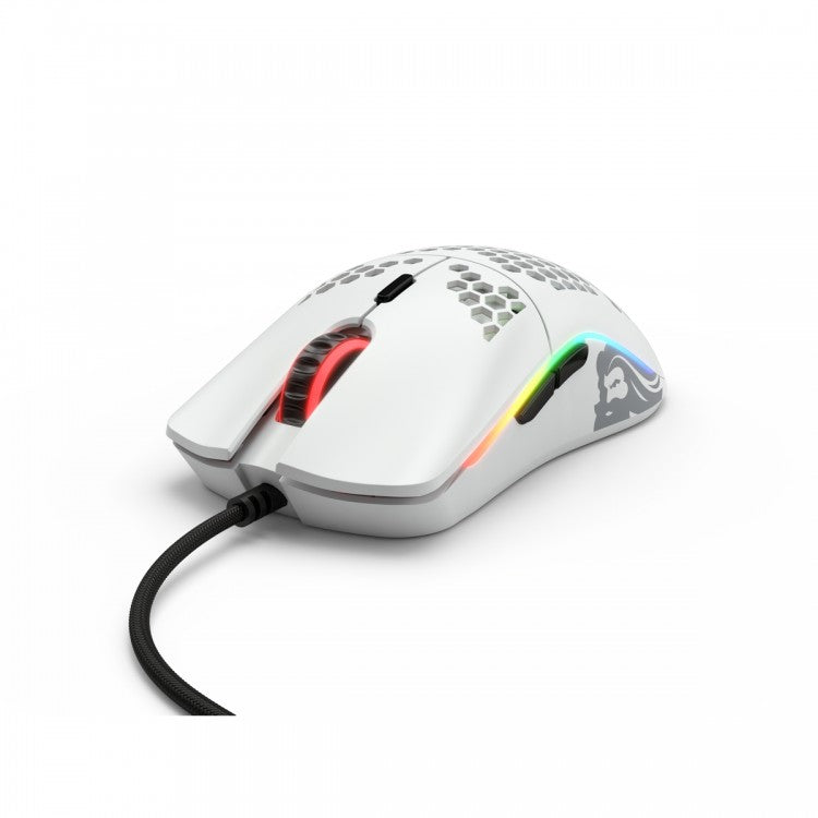 Glorious PC Gaming Race Model O- USB RGB Optical Gaming Mouse - Matte White