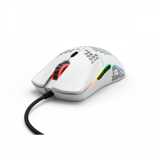 Glorious PC Gaming Race Model O- USB RGB Optical Gaming Mouse - Matte White