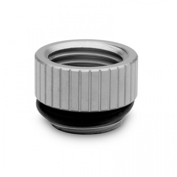 EK-Quantum Torque 7mm Micro Extender Static Male to Female - Satin Titanium