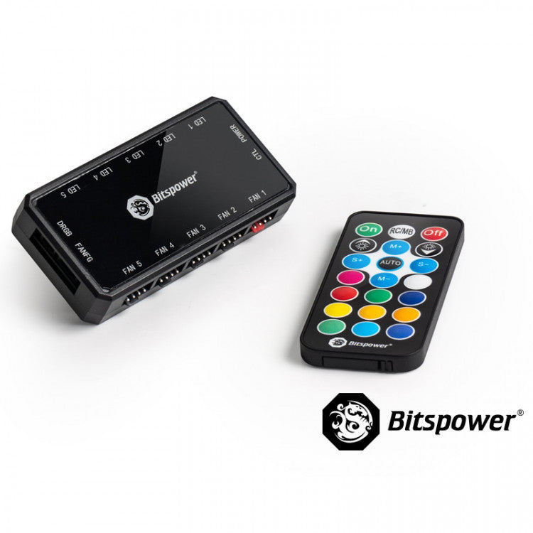 Bitspower Touchaqua Fan and Digital RGB RF Remote Controller Hub