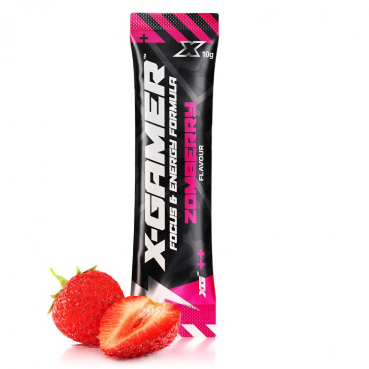 X-Gamer X-Shotz Zomberry (Strawberry Flavoured) Energy Formula - 10g ...