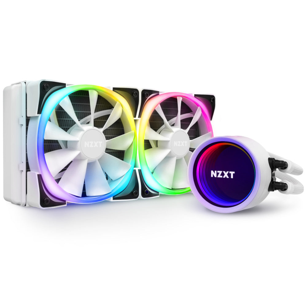 NZXT Kraken X63 RGB WHITE AIO CPU Water Cooler - 280mm