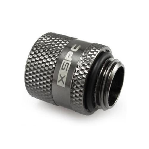 5060175584915 XSPC G1/4" Male to Female Rotary Fitting (Black Chrome)