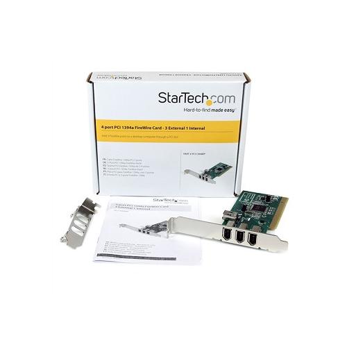 PCI1394MP Startech Texas Instruments (TI) Chipset 4 Port PCI Firewire ...