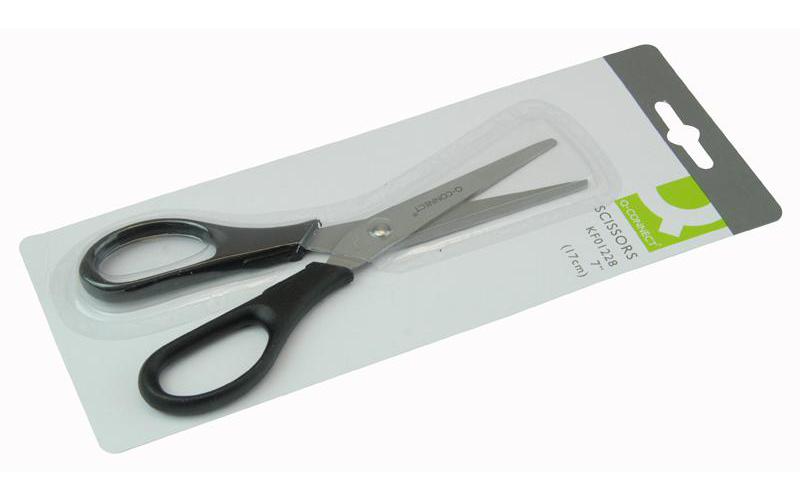 SCISSORS 17CM (6") , Q CONNECT , KF01228