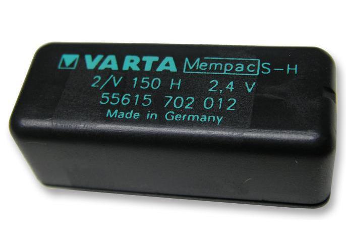 RECHARGEABLE BATTERY, NI-MH 2V150H MEMPAC 2.4V , VARTA , 55615702012