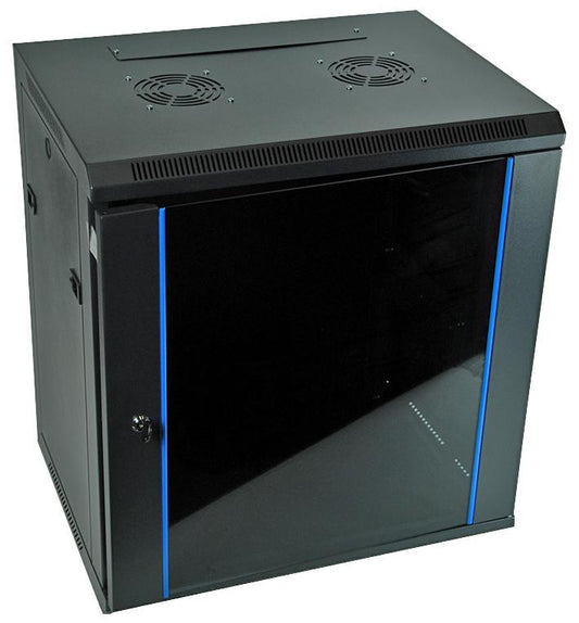 PENN ELCOM - WM6412BK - 12U WALL MOUNTED 19" RACK