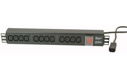 POWERDATA TECHNOLOGIES H15UIEC/12/C14 - PDU HORIZONTAL IEC 1.5U 12 WAY C14 PLUG