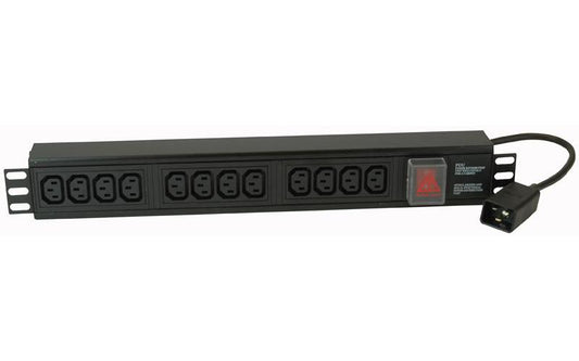 POWERDATA TECHNOLOGIES H15UIEC/12/C20 - PDU HORIZONTAL IEC 1.5U 12 WAY C20 PLUG