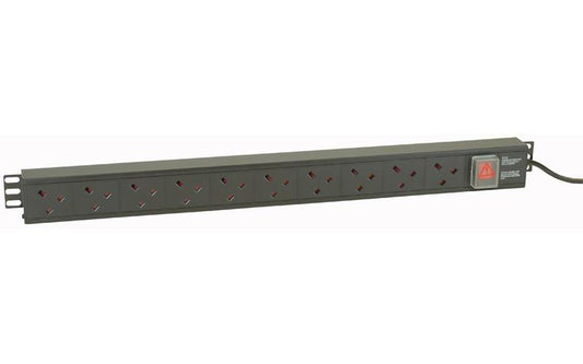 POWERDATA TECHNOLOGIES - V13A/10/C14 - PDU VERTICAL UK 10 WAY C14 PLUG