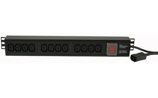 POWERDATA TECHNOLOGIES - VIEC/12/C14 - PDU VERTICAL IEC 12 WAY C14 PLUG