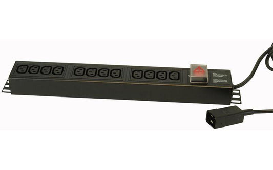 POWERDATA TECHNOLOGIES - VIEC/12/C20 - PDU VERTICAL IEC 12 WAY C20 PLUG
