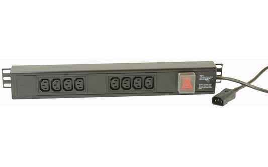 POWERDATA TECHNOLOGIES - VIEC/8/C14 - PDU VERTICAL IEC 8 WAY C14 PLUG