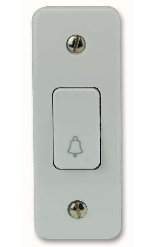 ARCHITRAVE SWITCH MARKED WITH BELL SYMBOL , MK (ELECTRIC) , K4848BWHI ...