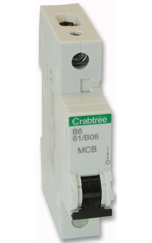 STARBREAKER 6A SINGLE POLE TYPE B CURVE MCB , CRABTREE , S61/B06