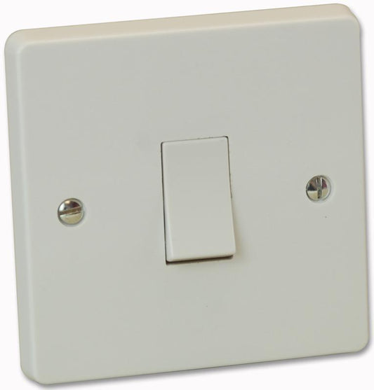 1 GANG 1 WAY PLATE SWITCH 10A , CRABTREE , 4070