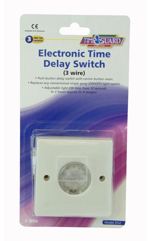 TIME DELAY SWITCH 3 WIRE , TIMEGUARD , DS2