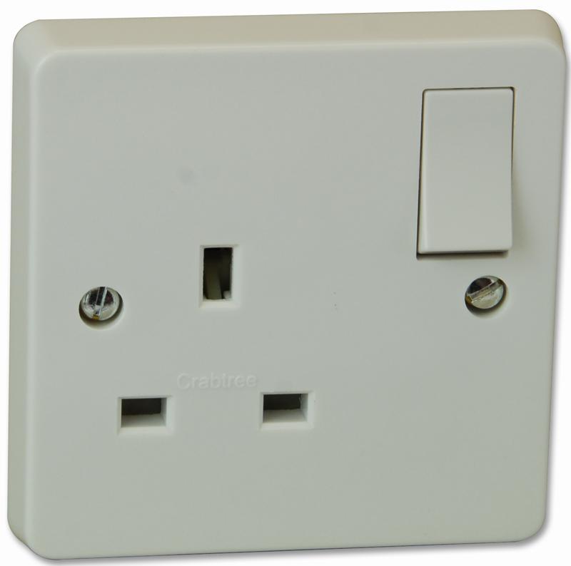 CRABTREE - 4304/D - 1 GANG DOUBLE POLE SWITCHED SOCKET 13A – Rapidwarehouse