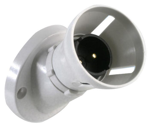 ANGLE BATTEN LAMP HOLDER WHITE , CRABTREE , 3432