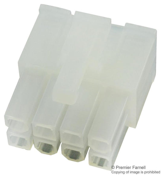 MOLEX - 39-01-2080 - RECEPTACLE, , 8WAY, CRIMP, MINI-FIT