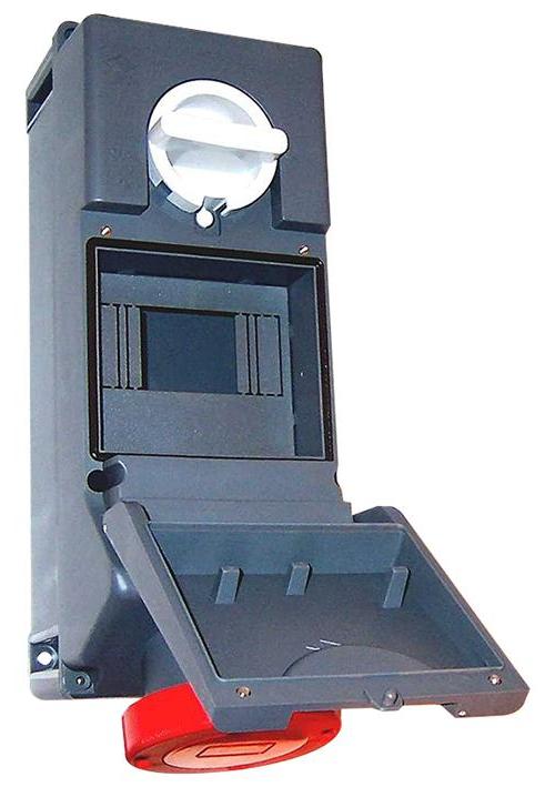 PRO ELEC - TM6365IR - SWITCHED SOCKET OUTLET 63A 415V 3P,N+E