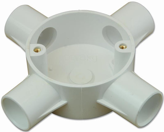 PRO POWER - CJB20/4W - 4 WAY INTERSECTION 20MM , WHITE