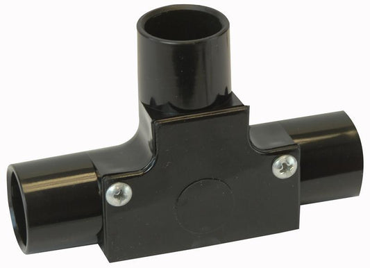 PRO POWER - IT20/BLK - INSPECTION TEE 20MM BLACK