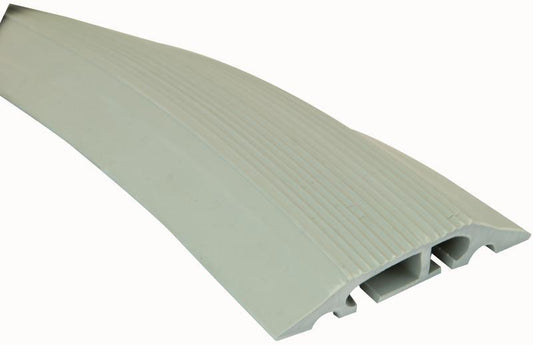 PRO POWER - RO6 1M GRY - CABLE PROTECTOR FLOOR COVER RUBBER DUAL PROFILE 1M GRY
