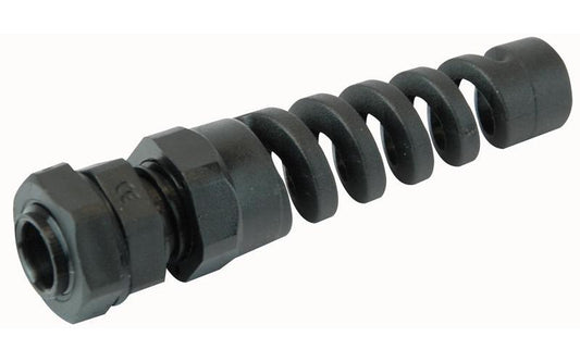PRO POWER - 0603AG-12SR - NYLON CABLE GLAND AND STRAIN RELIEF M12