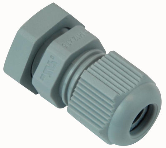 HYLEC - 50612PA7001SET - NYLON IP68 RATED M12 CABLE GLAND GREY