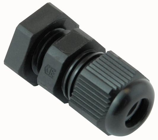 HYLEC - 50612PASWSET - NYLON BLACK CABLE GLAND M12