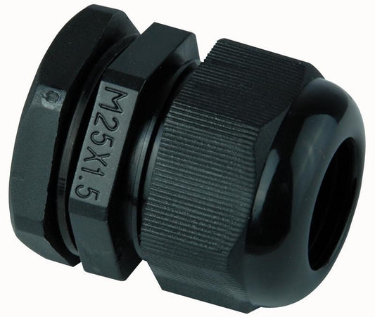 PRO POWER - MG-25 BLACK - M25 CABLE GLAND BLACK