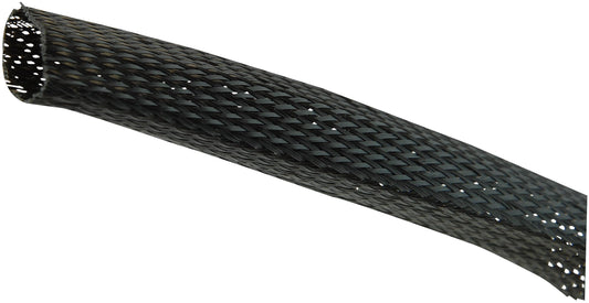 PRO POWER - PET50 BLACK 25M - EXPANDABLE BRAIDED SLEEVING BLACK 25M - 45-75MM