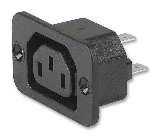 SCHURTER - R47210000 - SHUTTERED IEC OUTLET