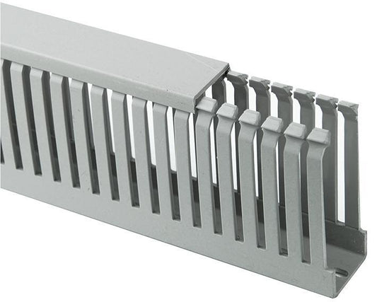PRO POWER - GF-A6/4 - 25 X 80 MM OPEN SLOT NARROW TRUNKING PACK OF 4 X 2M