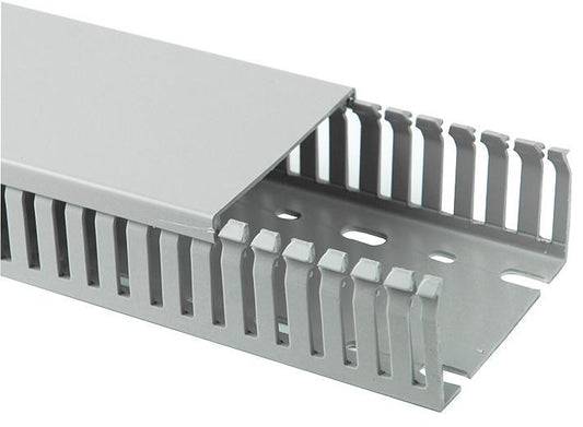 PRO POWER - GF-A6/4 - 40X80 MM OPEN SLOT NARROW TRUNKING PACK OF 4 X 2M