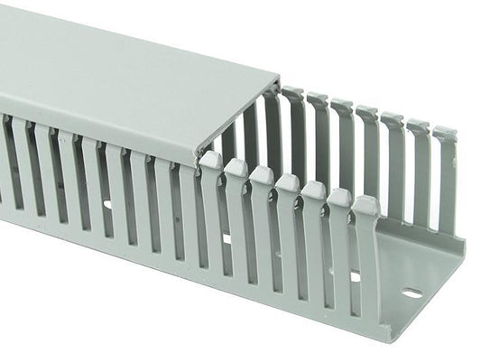 PRO POWER - GF-A6/4 - 60 X 60 MM OPEN SLOT NARROW TRUNKING PACK OF 4 X 2M